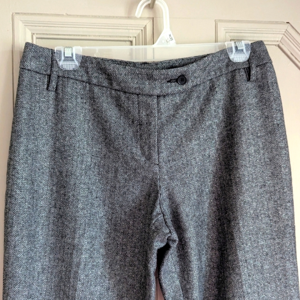 Jacob Gray Herringbone Pants
